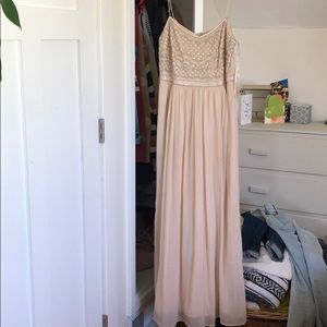 Adrianna Papell Beaded Bridesmaid Dress